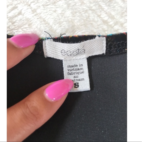 Urban outfitters house brand Ecote velvet crop top - Picture 4 of 5